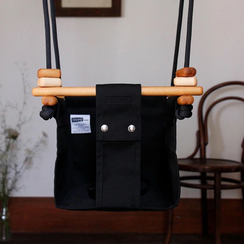 Wholesale ๐ Solvej Baby & Toddler Swing - Coral Black ๐ฅฐ - Image 3