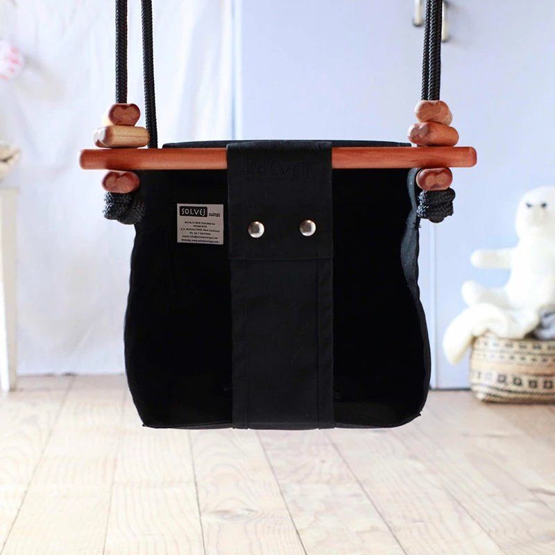 Wholesale ๐ Solvej Baby & Toddler Swing - Coral Black ๐ฅฐ - Image 6