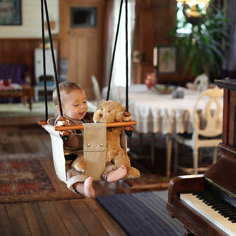 Wholesale ๐ Solvej Baby & Toddler Swing - Soft Linen ๐ฅ - Image 5