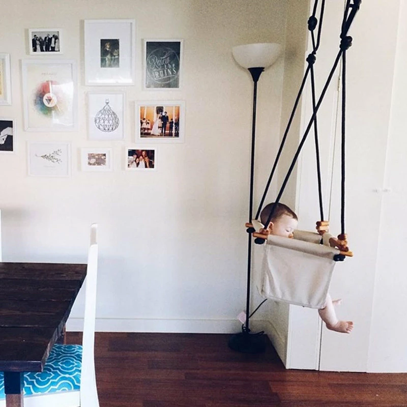 Wholesale ๐ Solvej Baby & Toddler Swing - Soft Linen ๐ฅ - Image 6