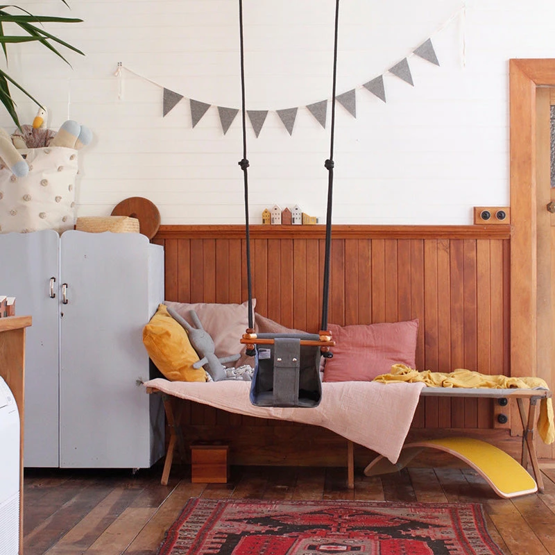 Buy 😉 Solvej Baby & Toddler Swing - Smokey Grey ❤️ - Image 2