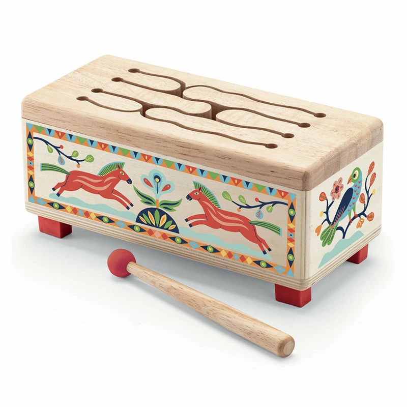 Discount ๐ Djeco Animambo Wooden Drum ๐
