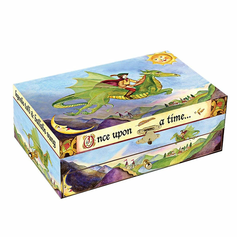 Outlet π Enchantmints Musical Treasure Music Box - Dragon's World β€οΈ - Image 2