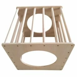 Brand new ๐งจ My Happy Helpers Explore & Store Play Cube - Varnished ๐