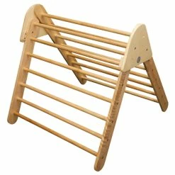 Best deal ๐งจ My Happy Helpers Folding Pikler Triangle Grande - Unvarnished โญ