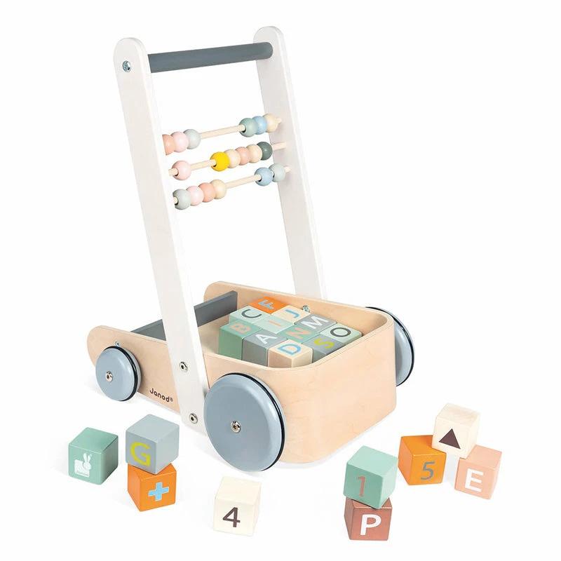 Promo π Janod Cocoon Walker With Blocks π - Image 2
