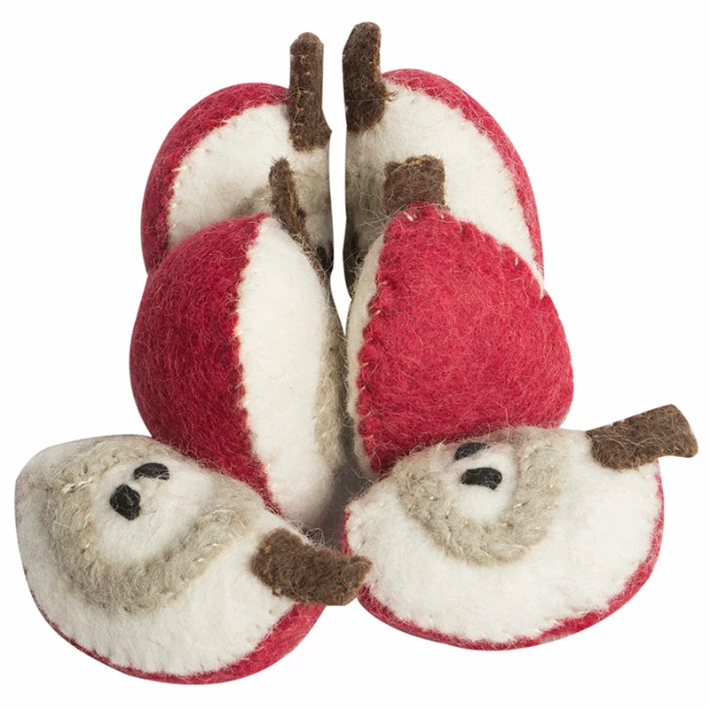 Hot Sale π Papoose Felt Food Apple 6 Segments * π₯°