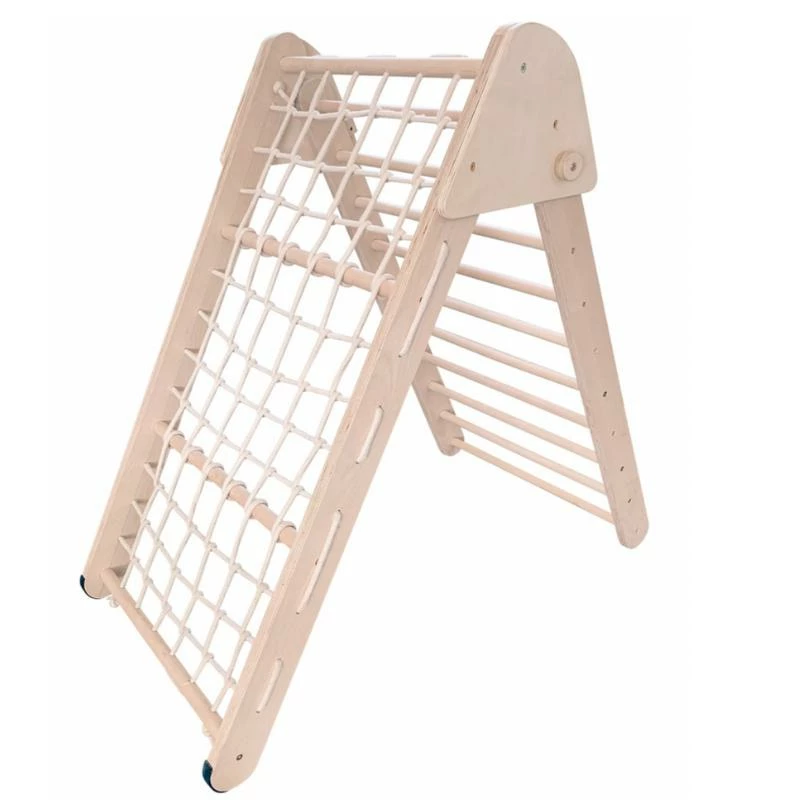 Best deal π My Happy Helpers Mezzo Folding Scramble Climbing Frame - Varnished β