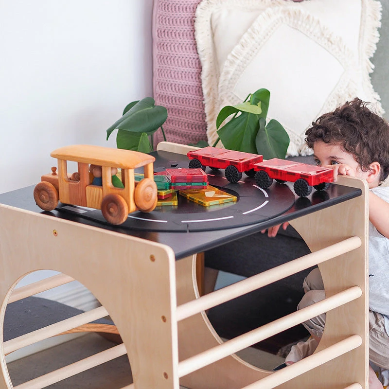 Cheapest โจ My Happy Helpers Blackboard Play Cube - Varnished ๐ฅ - Image 4