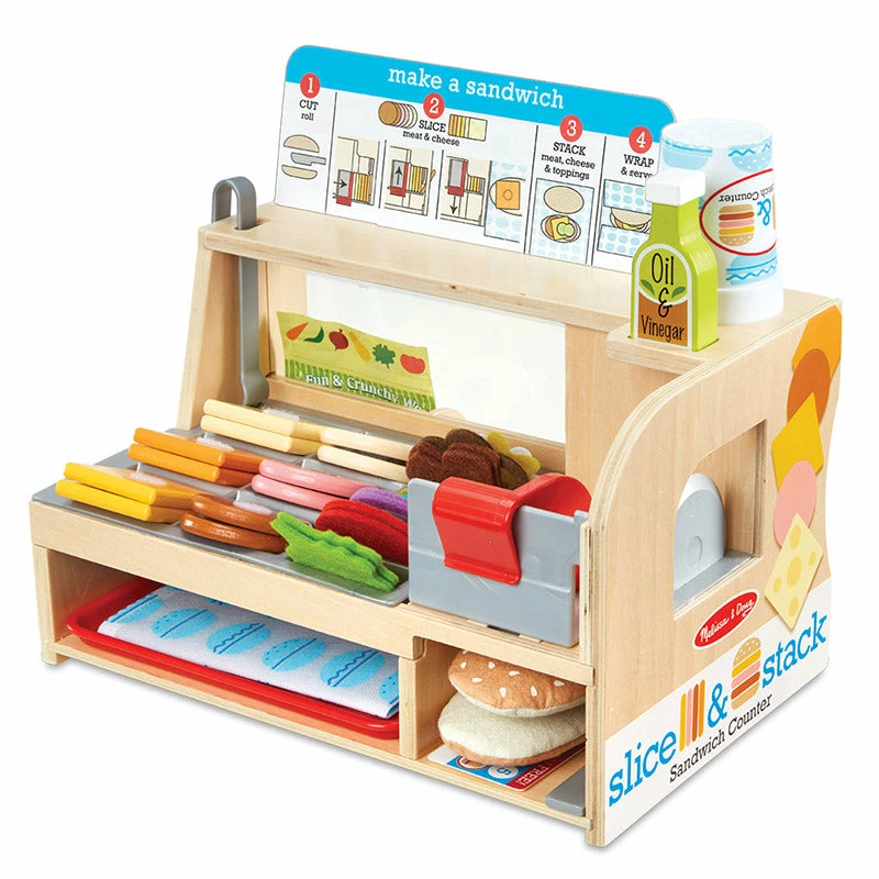 Deals π Melissa & Doug Slice & Stack Sandwich Counter π₯° - Image 2